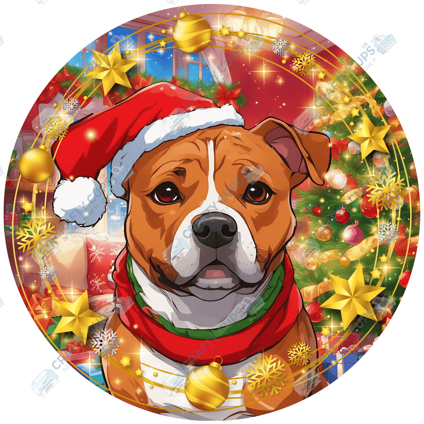 Christmas Dog Breeds DTF Transfer – Part 6 of 6 | Exclusive Secret Sub Design | Various Sizes – Crafty Cups UK