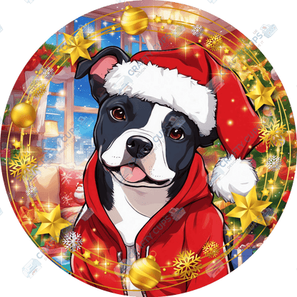 Christmas Dog Breeds DTF Transfer – Exclusive Secret Sub Design | Various Sizes – Crafty Cups UK