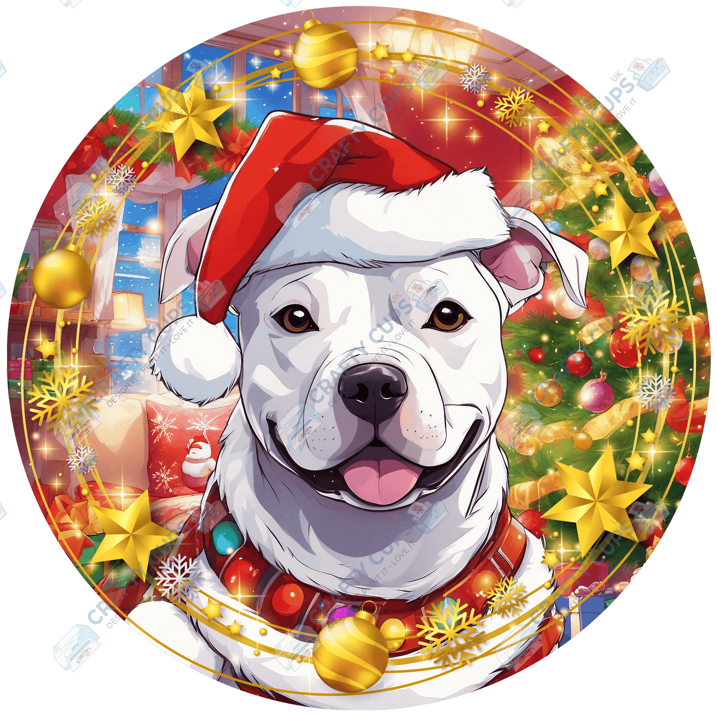 Christmas Dog Breeds DTF Transfer – Part 6 of 6 | Exclusive Secret Sub Design | Various Sizes – Crafty Cups UK