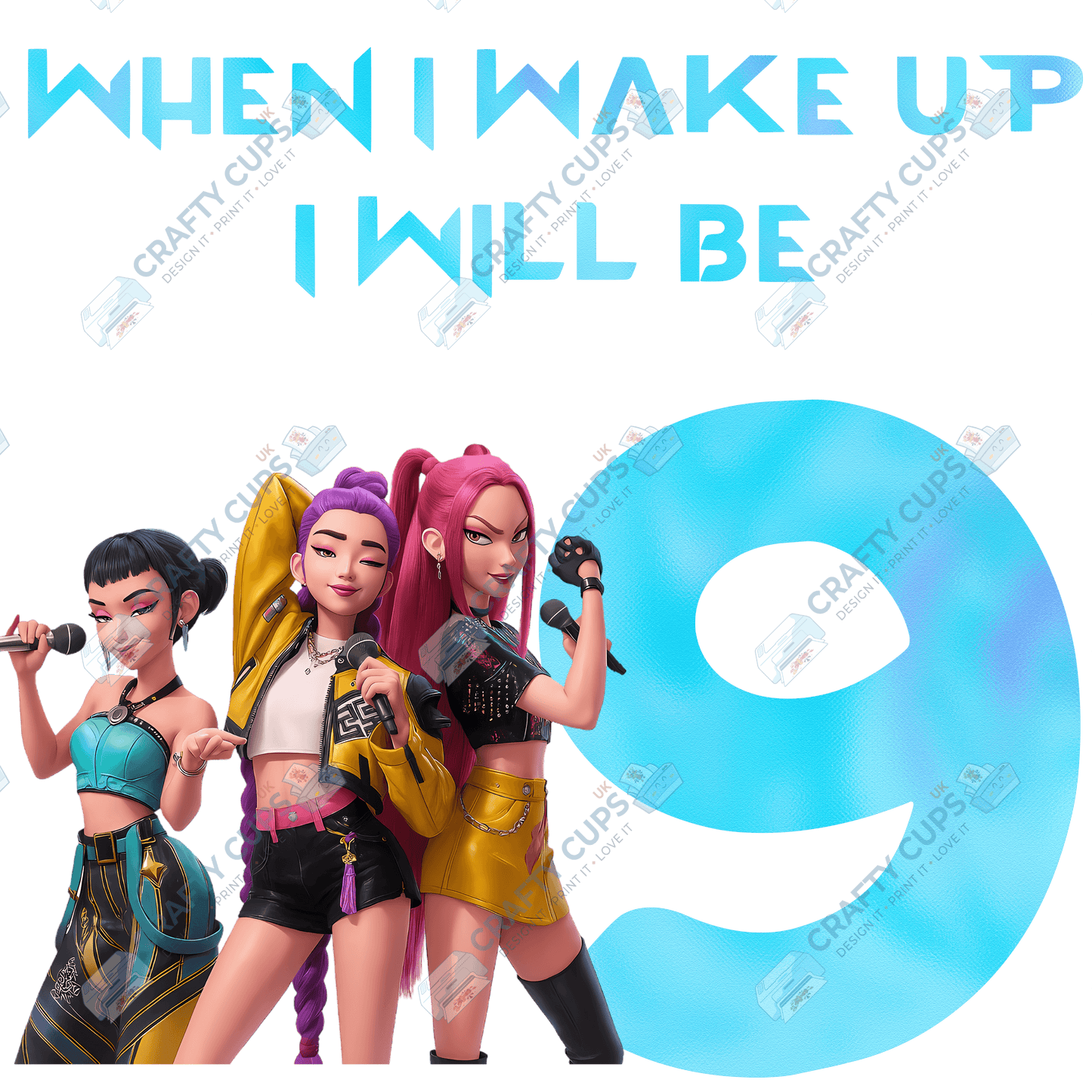 When I Wake Up, I Will Be…” DTF Transfer – Various Designs & Sizes (Series One, Part One of Two), Heat Press Ready