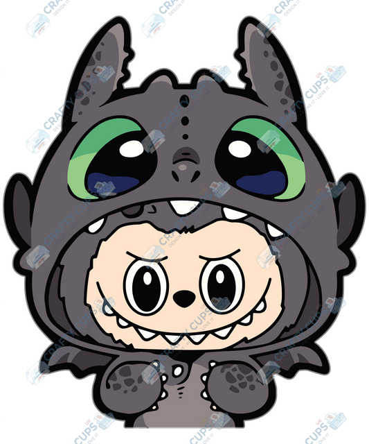 Chibi Monsters DTF Transfer – Cute Anime Style (Part One of Seven), Various Sizes & Designs