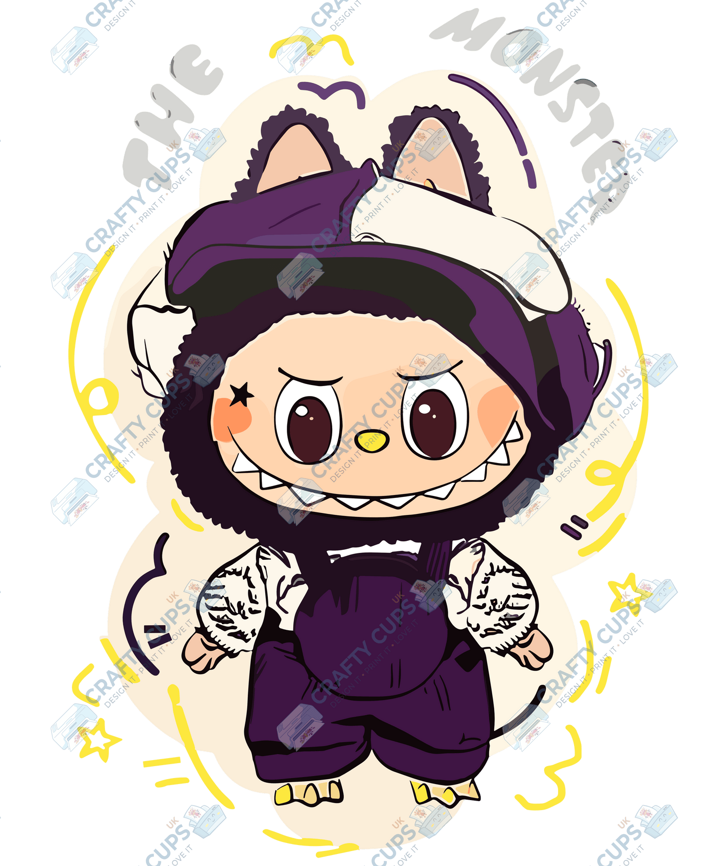 Chibi Monsters DTF Transfer – Cute Anime Style Various Sizes & Designs