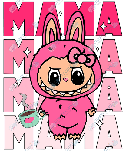 Chibi Monsters DTF Transfer – Cute Anime Style Various Sizes & Designs