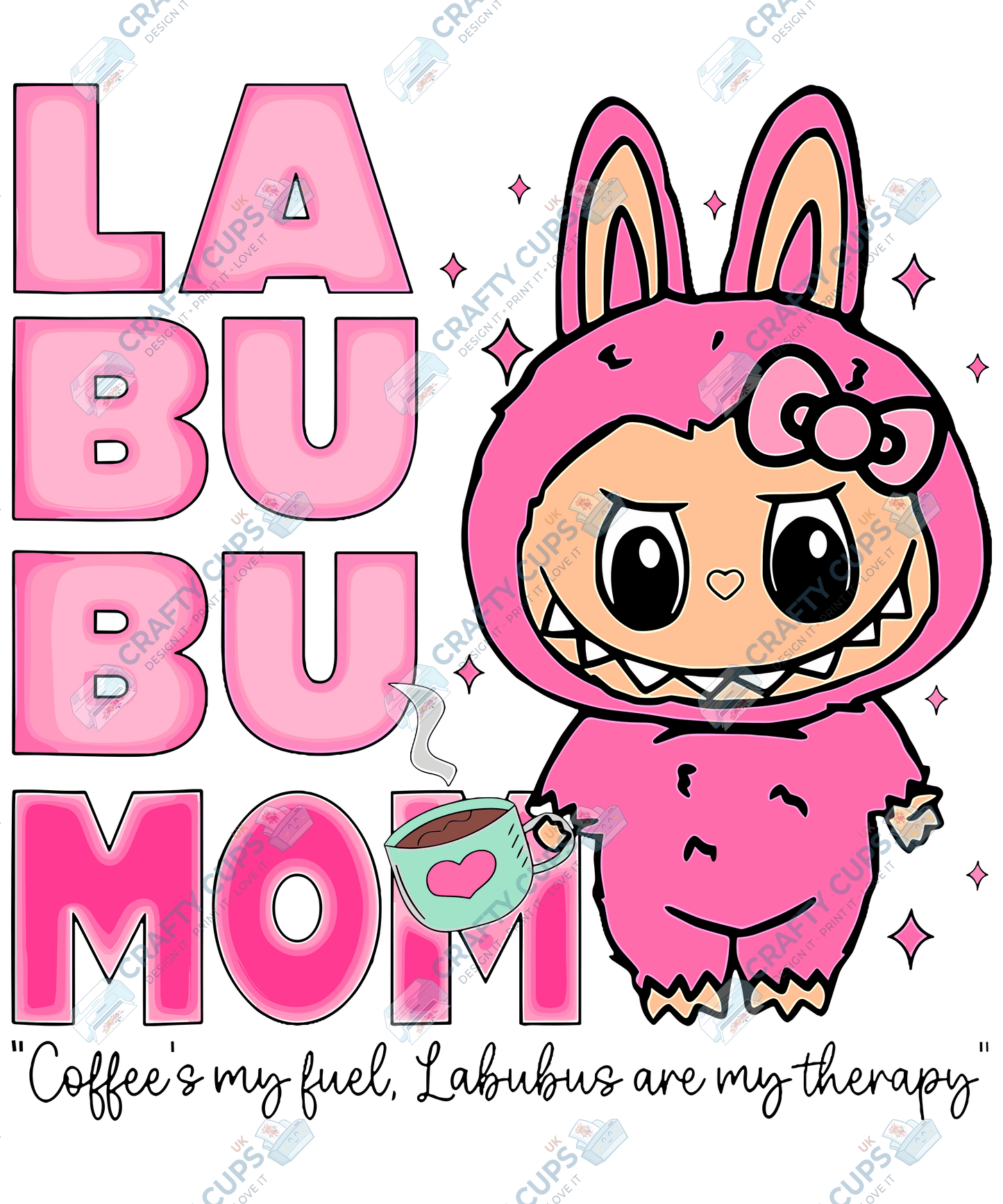 Chibi Monsters DTF Transfer – Cute Anime Style Various Sizes & Designs