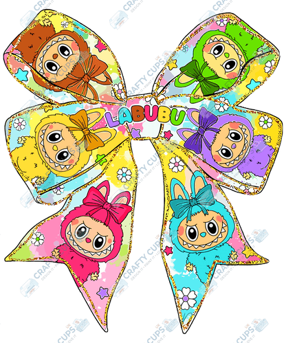 Chibi Monsters DTF Transfer – Cute Anime Style Various Sizes & Designs