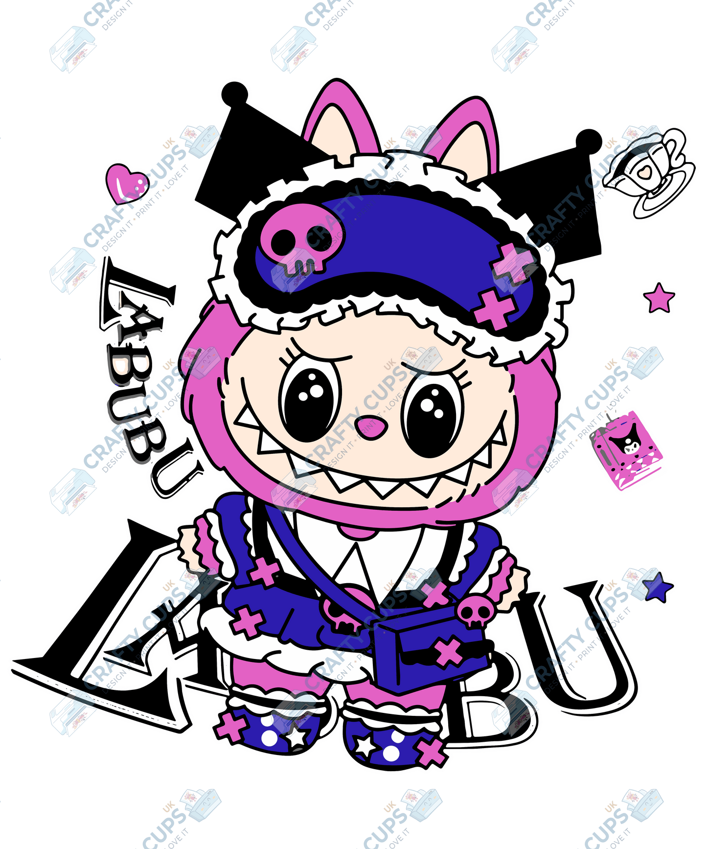 Chibi Monsters DTF Transfer – Cute Anime Style Various Sizes & Designs