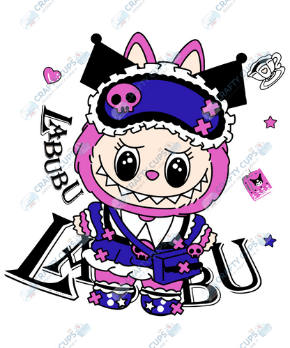 Chibi Monsters DTF Transfer – Cute Anime Style Various Sizes & Designs