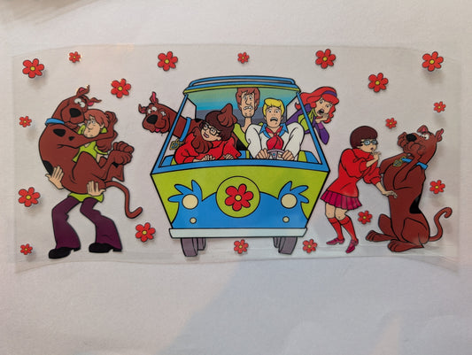 Scooby Doo 16oz UVDTF Wraps