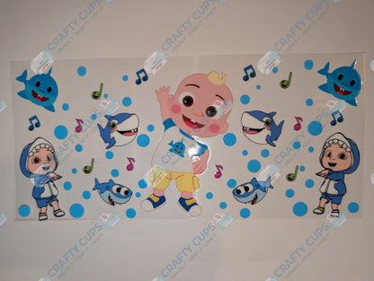 Cartoon UVDTF 16oz Wrap