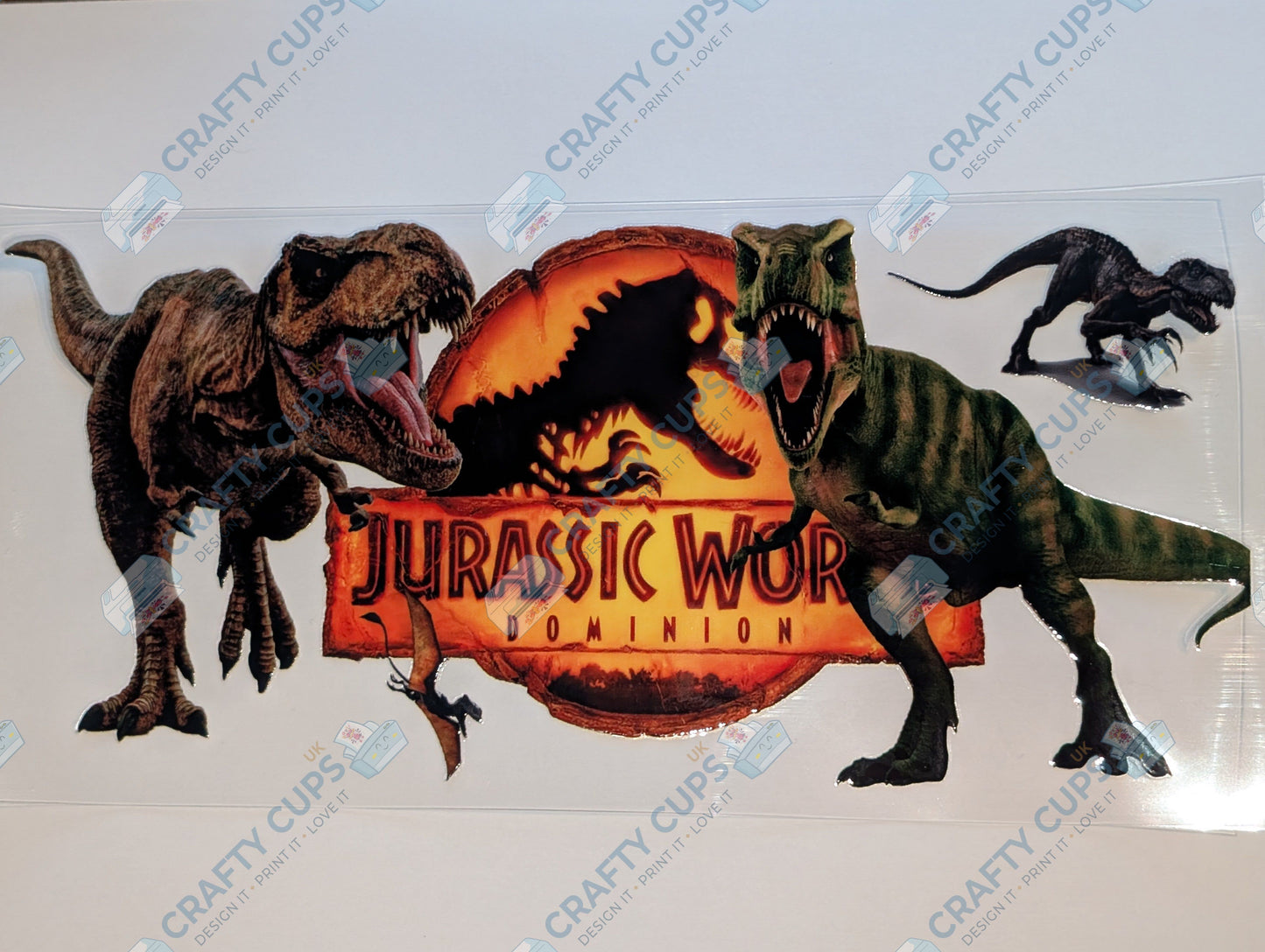 Jurassic World/Park 16oz UVDTF Wrap