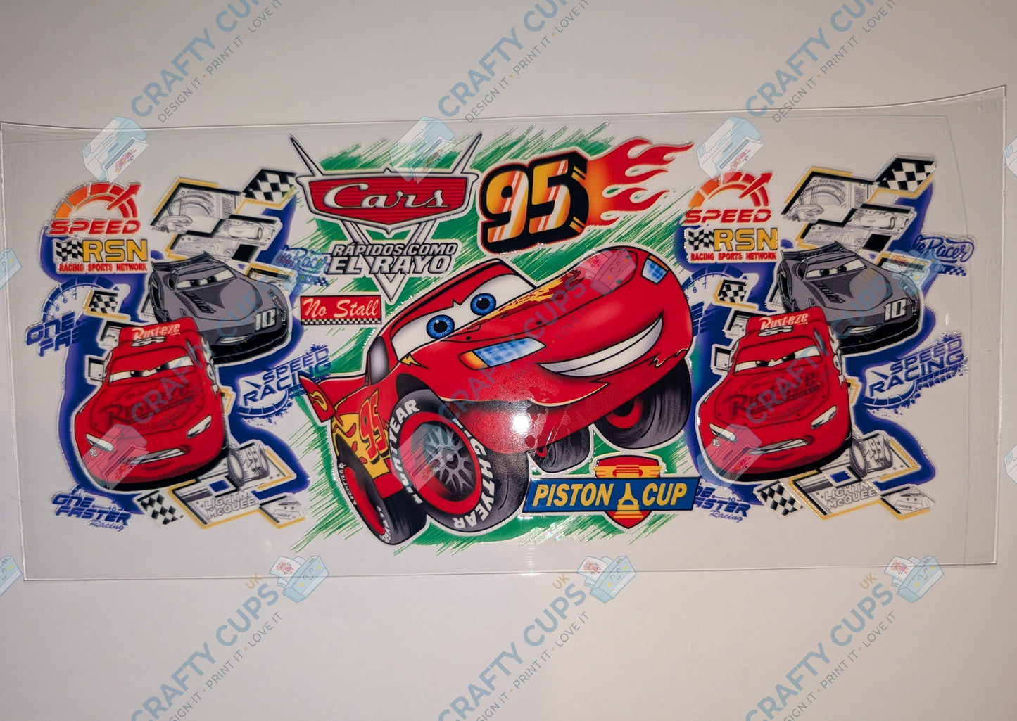 Cartoon UVDTF 16oz Wrap