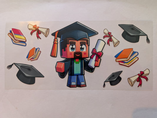 Graduation Double Sided 16oz UVDTF Wraps