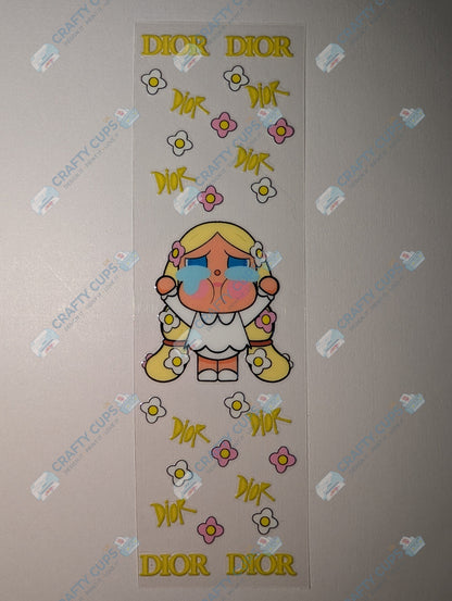 Crybaby Pen & Bookmark UVDTF Wraps – Multiple Designs | Peel & Stick UV Transfers