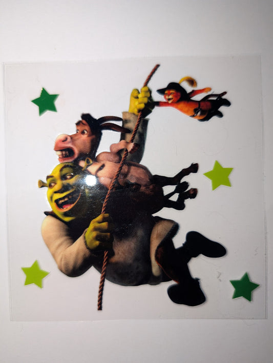 Shrek UVDTF Decal