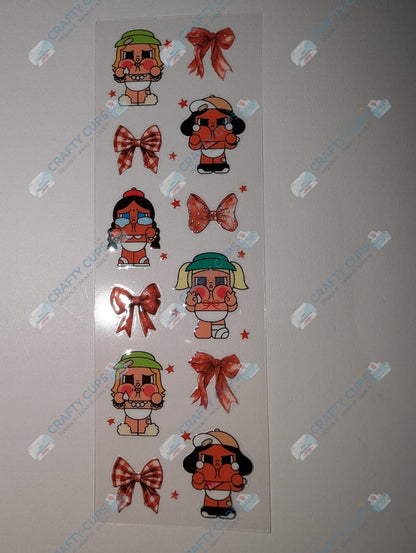 Crybaby Pen & Bookmark UVDTF Wraps – Multiple Designs | Peel & Stick UV Transfers