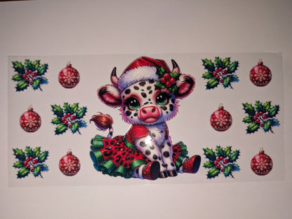 Christmas 16oz UVDTF Wrap #2