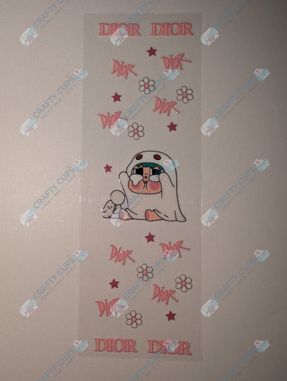 Crybaby Pen & Bookmark UVDTF Wraps – Multiple Designs | Peel & Stick UV Transfers