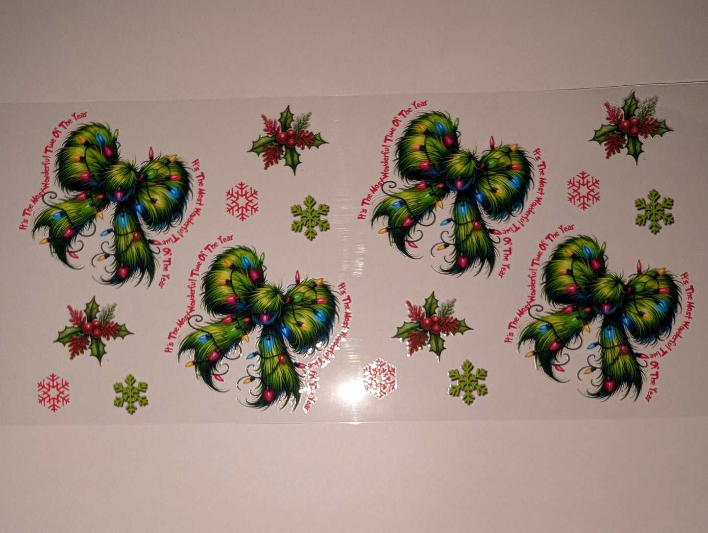 Christmas 16oz UVDTF Wraps