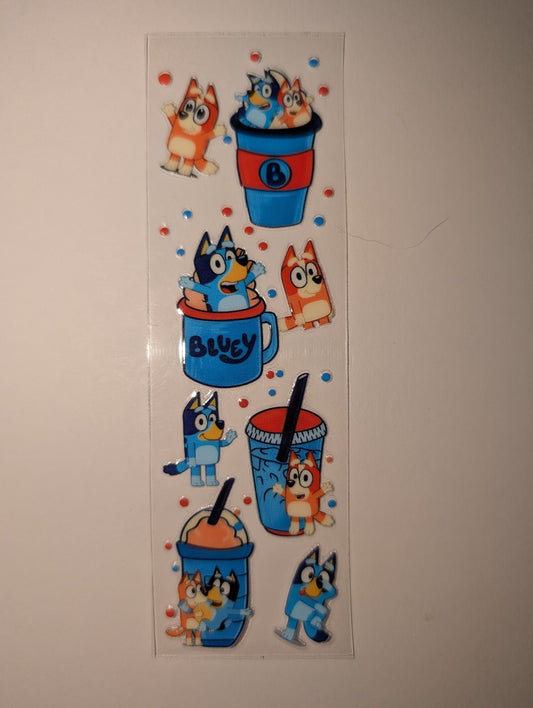 Bluey UVDTF Pen Wrap