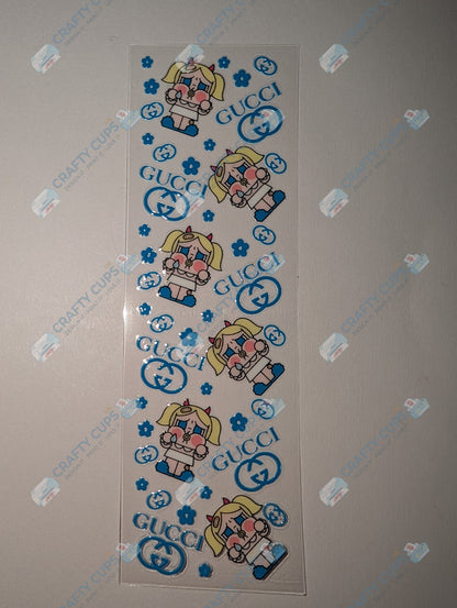 Crybaby Pen & Bookmark UVDTF Wraps – Multiple Designs | Peel & Stick UV Transfers