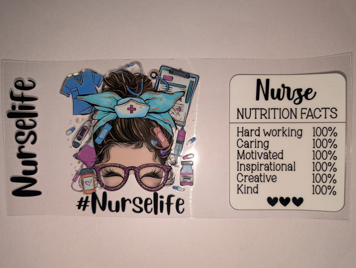Nurse 16oz UVDTF Wraps