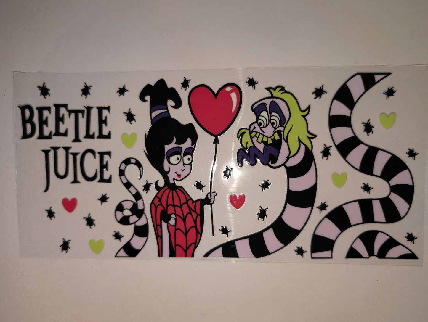 Beetlejuice 16oz UVDTF Wraps