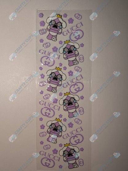 Crybaby Pen & Bookmark UVDTF Wraps – Multiple Designs | Peel & Stick UV Transfers