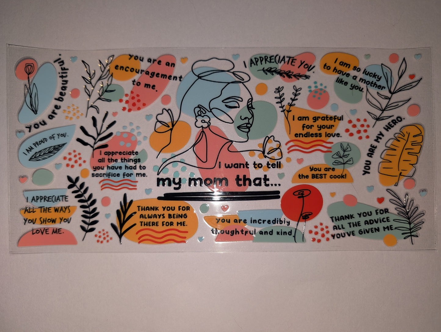 Mother's Day 16oz UVDTF Wraps