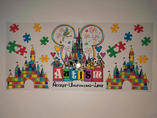 Autism Awareness 16oz UVDTF Wraps