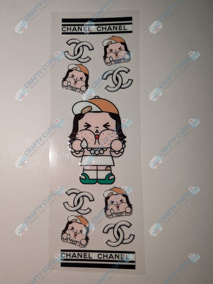 Crybaby Pen & Bookmark UVDTF Wraps – Multiple Designs | Peel & Stick UV Transfers