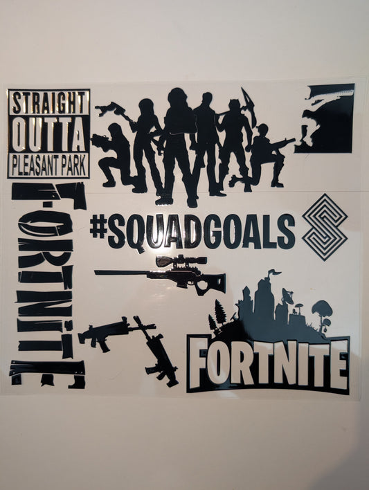 Gaming 20oz UVDTF Wraps