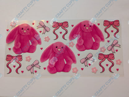 16oz UVDTF Tumbler Wraps – London-Inspired Jelly Cat Designs (Various Styles)