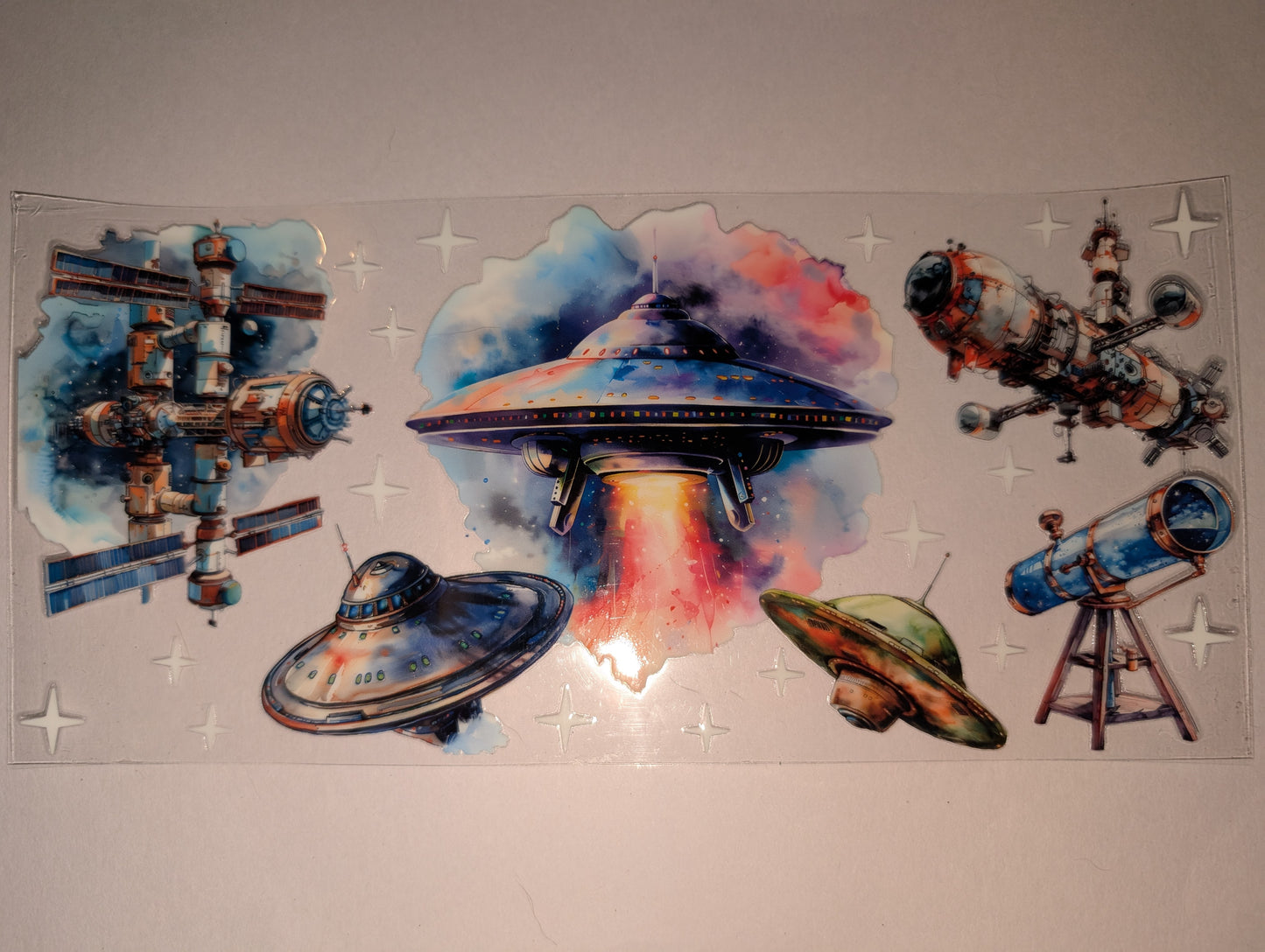 Space 16oz UVDTF Wraps