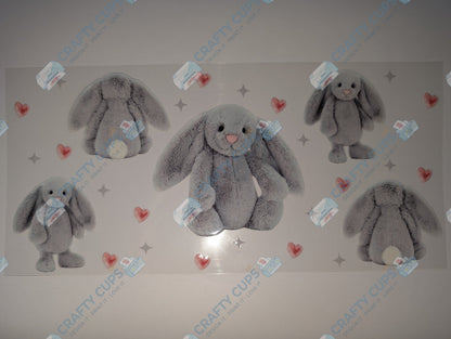 16oz UVDTF Tumbler Wraps – London-Inspired Jelly Cat Designs (Various Styles)