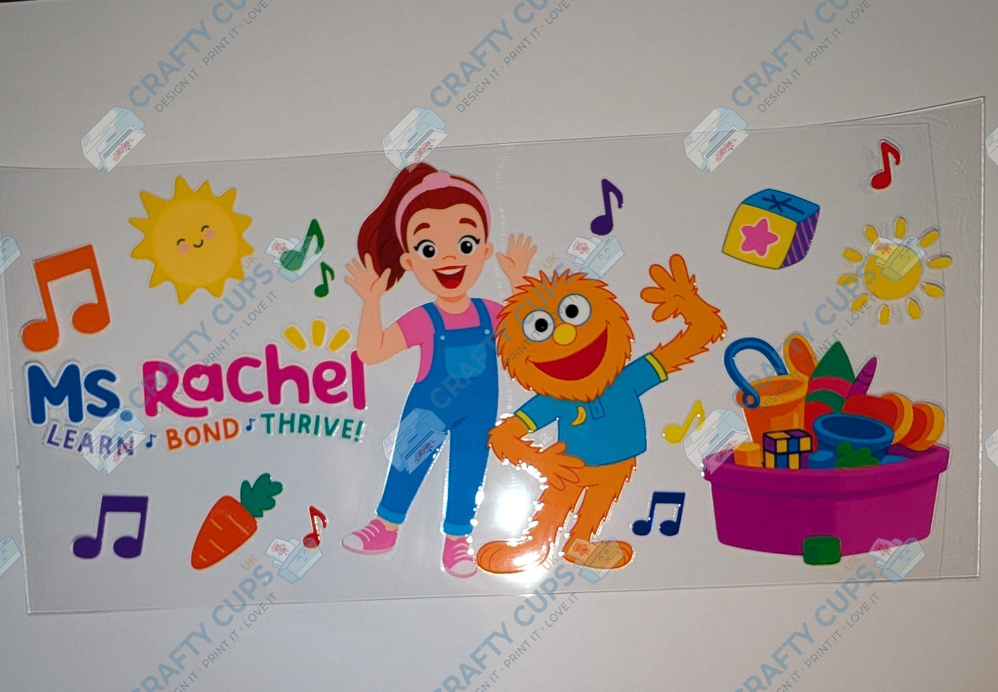 Cartoon UVDTF 16oz Wrap