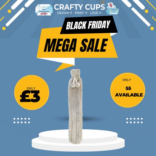 HL016 Winter White Luxury Longline Faux Fur Hot Water Bottle – Extra-Long, Super Soft, Premium Heat Therapy | Black Friday Special £3