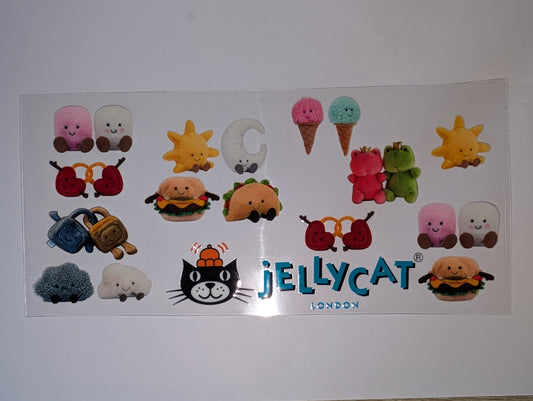 16oz UVDTF Tumbler Wraps – London-Inspired Jelly Cat Designs (Various Styles)