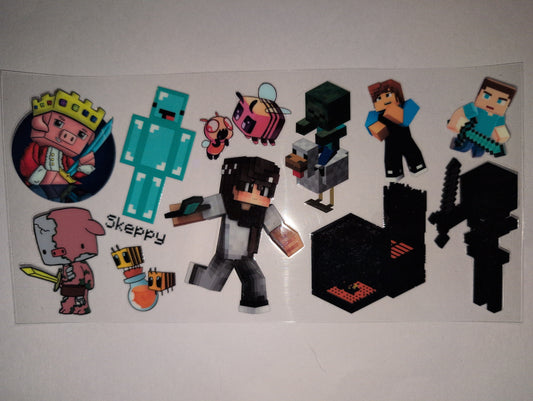 Gaming 16oz UVDTF Wraps
