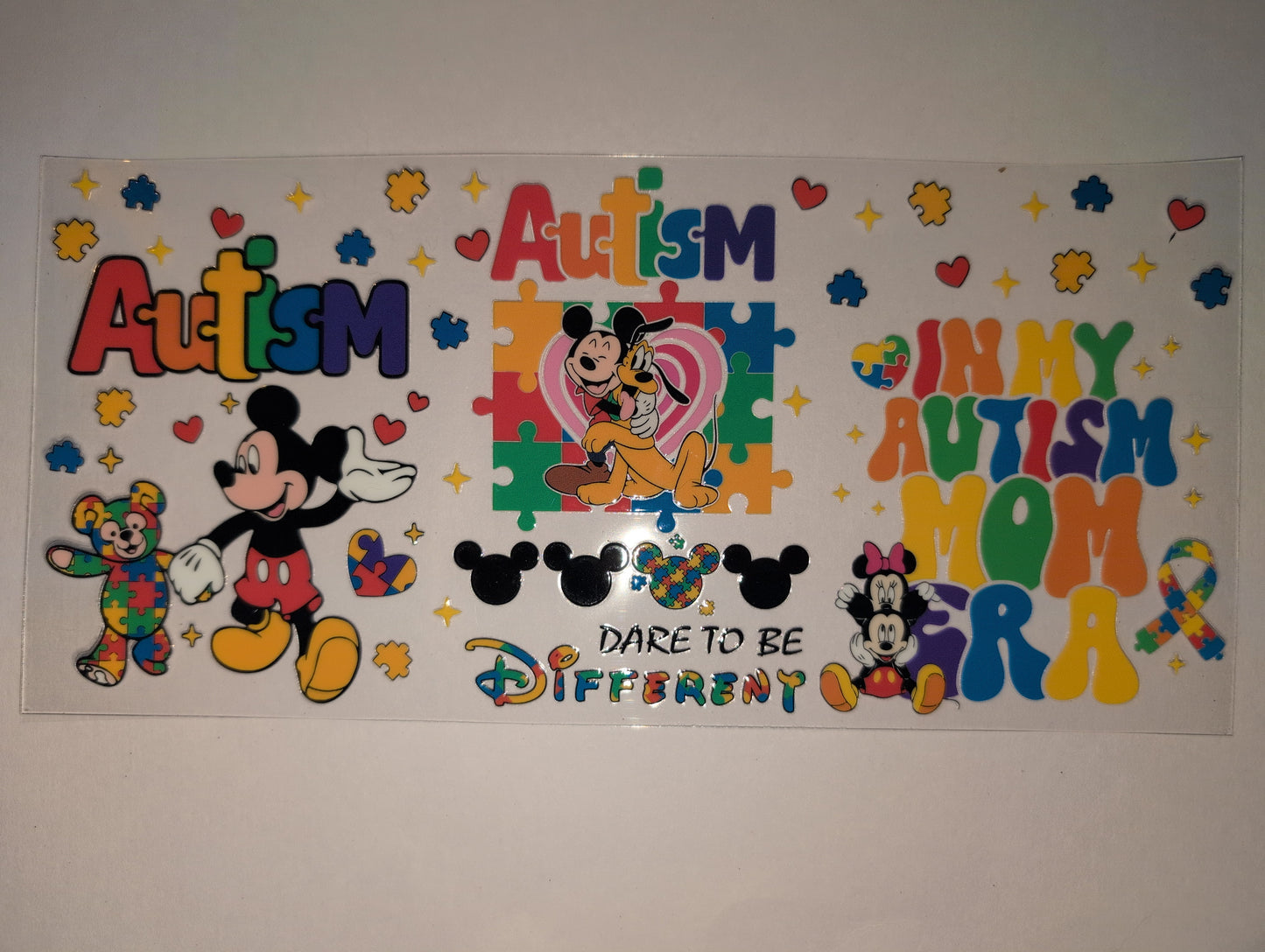 Autism Awareness 16oz UVDTF Wraps