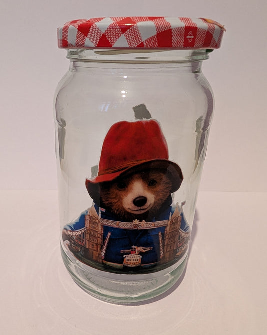 12oz Glass Jam Jar with Lid – Pre-Designed | Minor Imperfection | Decorative Storage
