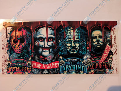 Horror & Halloween 16oz UVDTF Wraps