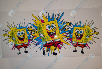 Cartoon UVDTF 16oz Wrap