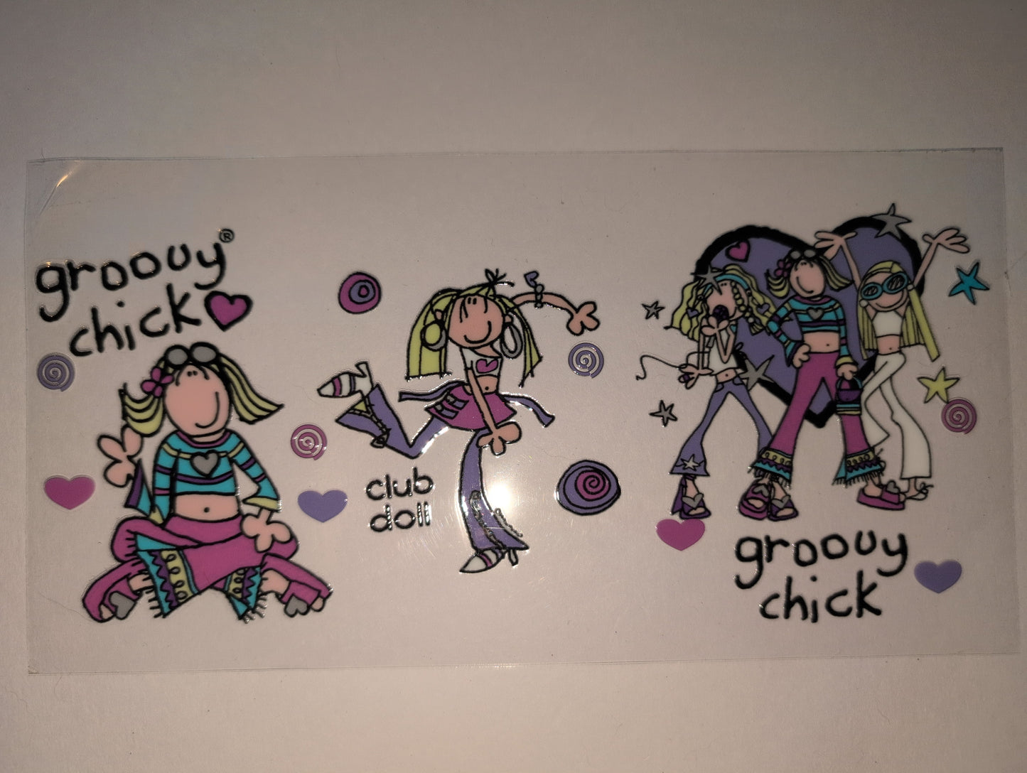 Groovy Chick 16oz UVDTF Wraps