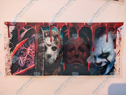 Horror & Halloween 16oz UVDTF Wraps
